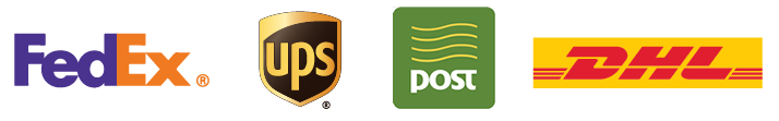Delivery partners: FedEx, UPS, An Post and DHL