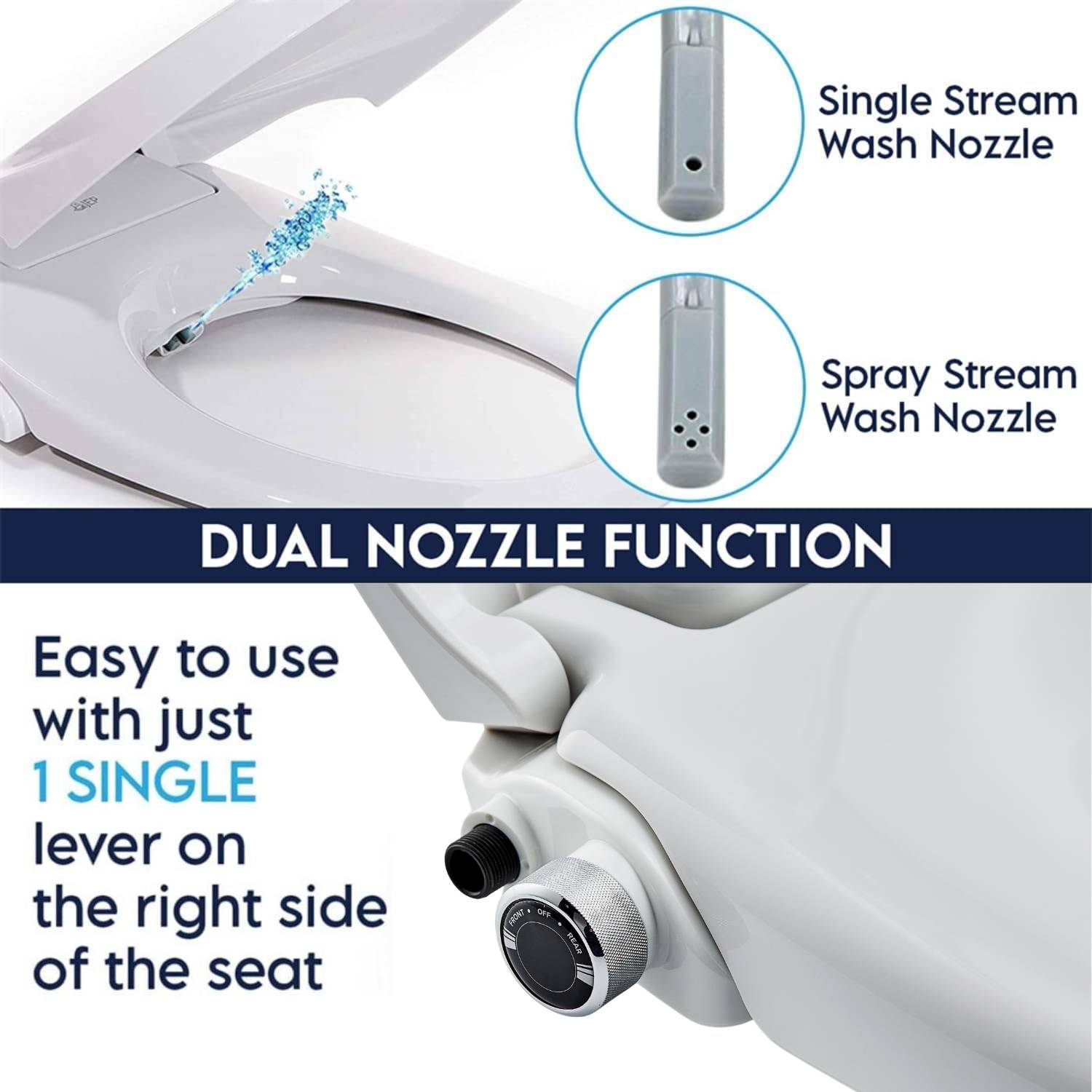 Non-Electric Bidet Toilet Seat